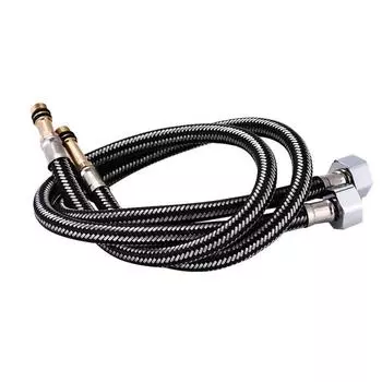 G1/2 Нейлоновый плетеный шланг для сантехнических труб Термостойкий шланг из нержавеющей стали для крана для раковины Шланг для труб для раковины Взрывозащищенный Гибкий