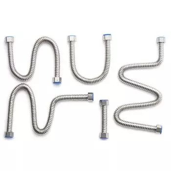 G1/2 нержавеющая сталь водопроводная труба шланг гофрированный шланг подачи водонагреватель соединитель