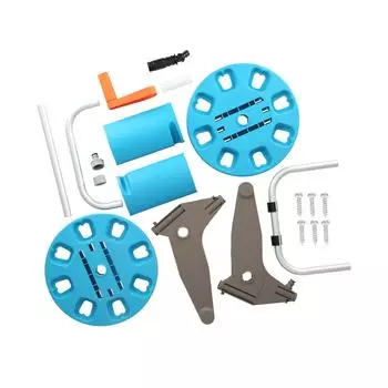 G1 2 Садовая стойка для шланга для воды Садовая тележка для водопровода Хранение Инструмент для мойки автомобиля для шланга 30 м