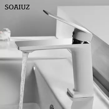 G1/2 Смеситель для раковины Ванная комната Torneira Para Banheiro Хромированный смеситель Смеситель для раковины Настольный Grifo Lavabo Смеситель для горячей и холодной воды