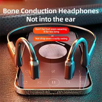 G1 Беспроводная спортивная игровая гарнитура с костной проводимостью Bluetooth 5.2 Наушники Водонепроницаемые наушники с открытым ухом IPX5