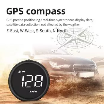 G1 GPS Car HUD On-board Computer Head Up Display Digital Speedometer Gauge Compass Inclinometro Projector For All Cars