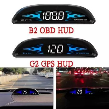 G2 GPS HUD Автомобильный спидометр чёрный