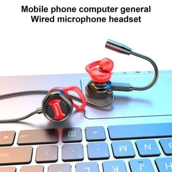 G31 L-образные динамические проводные игровые наушники-вкладыши диаметром 3,5 мм с микрофоном для телефона/ПК красный