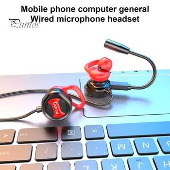 G31 L-образные динамические проводные игровые наушники-вкладыши диаметром 3,5 мм с микрофоном для телефона/ПК красный