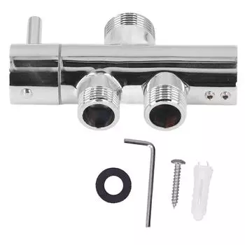 G3/4 на G1/2 душевой кронштейн переключателя герметичный тройник соединитель латунный клапан переключателя душа для ванной комнаты