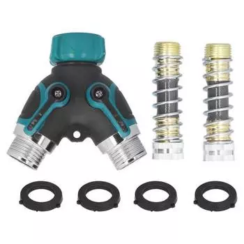 G3/4 Y-образный шланговый разветвитель клапан соединитель водопроводной трубы для полива сада, газона, теплицы