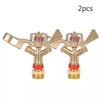 G3/4in 25mm наружная резьба цинковый сплав ирригационный коромысло садовый спринклер головка сопла(2PCS) 1pcs