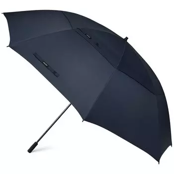 G4Free Автоматический зонт для гольфа Очень большой Очень большой Двойной купол Дышащий Ветрозащитный Водонепроницаемый Зонт-трость 47/54/62/68 дюймов Открытие/Закрытие синий