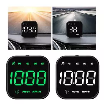 G4S Универсальный GPS HUD Head Up Display LED Спидометр Умный цифровой вождение Сигнализация превышения скорости Напоминание для автомобильных аксессуаров зелёный