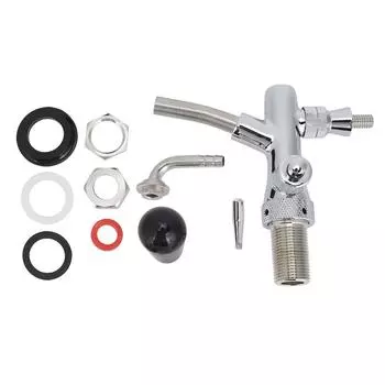 G5/8in резьба хромированная латунь нержавеющая сталь регулируемый пивной кран аксессуары для пивных кег
