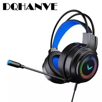 G60 Проводные 7.1-канальные компьютерные наушники для ноутбуков Наушники с креплением на голову Игровая гарнитура Компьютерные гарнитуры