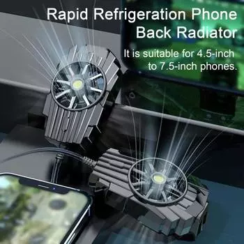 G6 Телефон Радиатор Зажим Вентилятор Дизайн Вентилятора Мощный Турбо Телефон Тихий Мобильный Универсальный Кулер Охлаждение Телефона