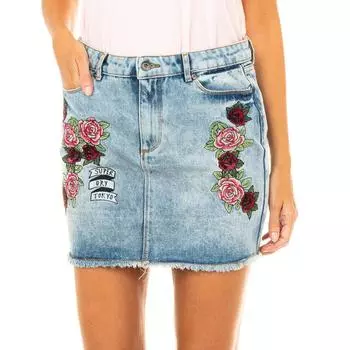 G72011CR Женская джинсовая юбка с необработанным краем 25 синий