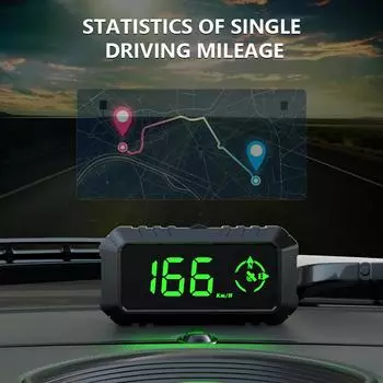 G7 Цифровой спидометр Автомобильный проекционный дисплей GPS HUD Большой шрифт Plug and Play Сигнализация скорости Измеритель Автомобильные аксессуары для всех автомобилей