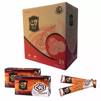 G7 Coffee 12 x 24 шт. 288 пакетиков [Официальный] Капучино/Мокко