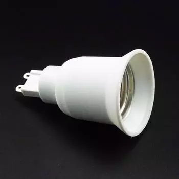 G9 до E27 цоколь для лампы, вилка, галогенная светодиодная лампа CFL, адаптер, держатель конвертера, прочные аксессуары для освещения 1pc