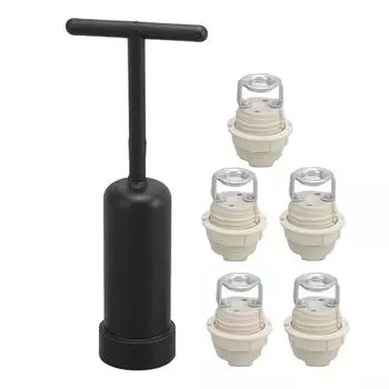 G9 Керамический патрон для лампы с цоколем и кольцом из цинкового сплава M10 для дома и спальни