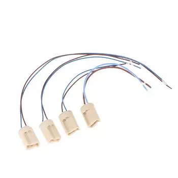 G9 керамический разъем для лампы с цоколем с линией 15 см для светодиодной галогенной лампы G9 держатель лампы