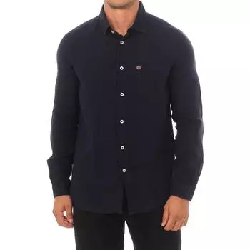 G-CRETON рубашка с длинными рукавами и воротником с лацканами NP0A4G2Z мужчина M синий