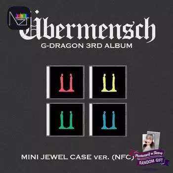 G-DRAGON (Большой взрыв) - 3-й альбом bermensch MINI JEWEL ver.1(NFC) ver.3(NFC) Green