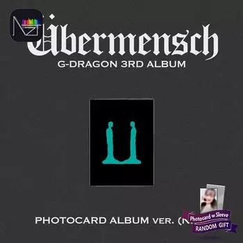 G-DRAGON (Большой взрыв) - 3-й альбом bermensch АЛЬБОМ ФОТОКАРТ вер.(NFC) 1pcs