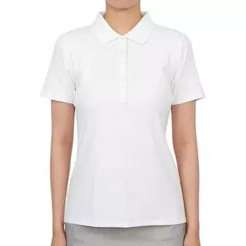 G For Golf Tech performance G4LS23k135 Sno Женская футболка с коротким рукавом и воротником S XS