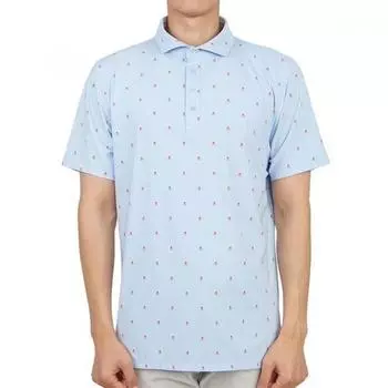 G For Men S Golf ShorT Sleeve T ShirT G4mS23k361a Sky M