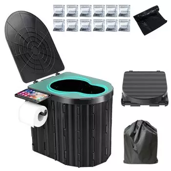 G GO HO Простая аварийная грузоподъемность Портативная эргономичная временная профилактика стихийных бедствий для медсестер Включает в себя мешок для утилизации коагулянта туалет,