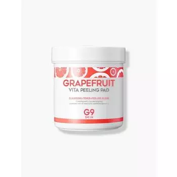 G.INE SKIN Grapefruit Vita Peeling Exfoliating большой емкости тонер-диски, 1 упаковка, 100 листов