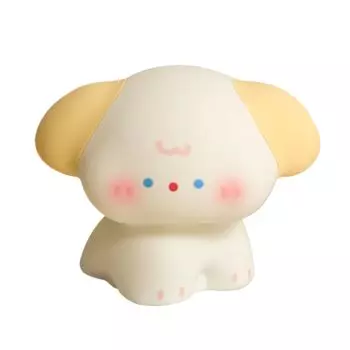 G Keni Puppy Shape Latex Night Light 2 уровня 30 минут Автоматическое непрямое освещение Изготовлен из безопасного материала Мягкий модный и теплый прикроватный светильник Легко на USB
