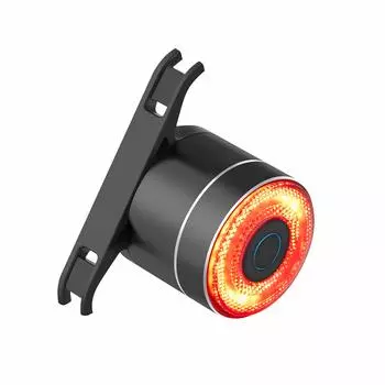 G Keni Tail Light LED Задний фонарь Видимость 180 градусов Защитный фонарь Задний фонарь для шоссейного велосипеда Перезаряжаемый через USB Легкий для поездок в школу или на велосипеде