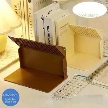 Г-образные цветные подставки для книг Прочный подставка для книг в форме пианино Подставка для книг в форме пианино Школа бежевый