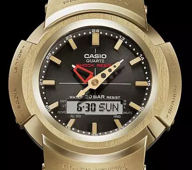 G-SHOCK AWM-500GD-9ADR Модные мужские женские наручные часы