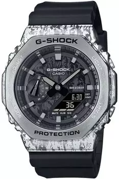 G-Shock [Casio] Часы []web Limited Metal Covered Grunge Camouflage Series GM-2100GC-1AJF Мужские Черные