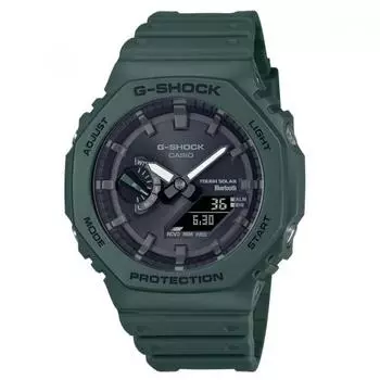 Casio Oak G-SHOCK G-Shock Смартфон Link Casio CASIO Limited Solar Ana-Digi Watch Green Black GA-B2100-3A Reimported Overseas Model