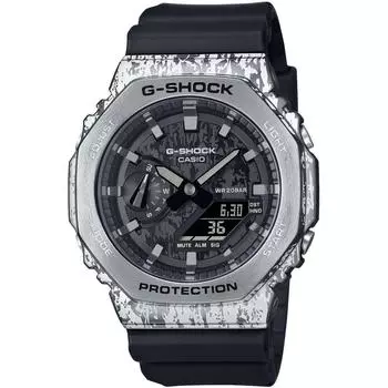 G-Shock [Casio] Watchweb Limited Metal Covered Grunge Camouflage Series GM-2100GC-1AJF Men s Black
