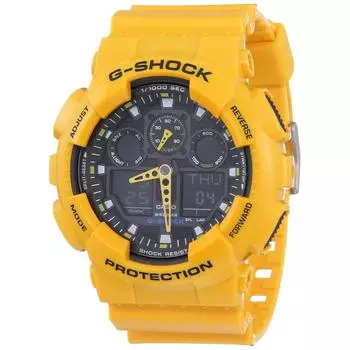 G-SHOCK GA-100A-9A G-Shock Overseas Модель Аналого-Цифровой Комбинированный Секундомер 11000 Секунд Реимпортированный Продукт