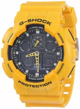 G-SHOCK GA-100A-9A G-SHOCK Overseas Модель Аналого-Цифровой Комбинированный Секундомер 11000 Секунд Реимпортированный Продукт [Товар]