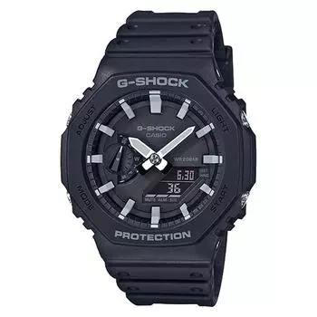 G-Shock GA-2100-1A Gyal Oak Черные водонепроницаемые спортивные часы