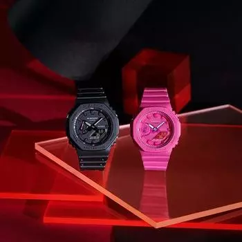 G-SHOCK GA-2100P-1ADR Модные мужские женские наручные часы