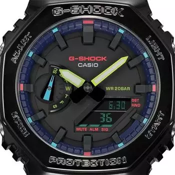 G-SHOCK GA-2100RGB-1ADR Модные мужские женские наручные часы
