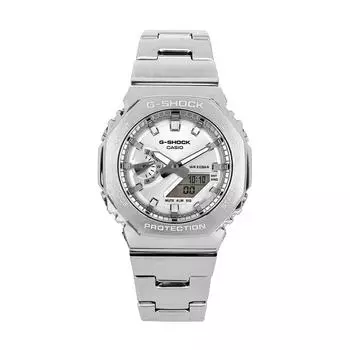G Shock GM 2110D 7ADR GM 2110D 7A 2100 СЕРИЯ ЦИФРОВЫЕ АНАЛОГОВЫЕ ВОСЬМИУГОЛЬНЫЕ спортивнЫе военные мужские металлические часы GM-2110D-7ADR