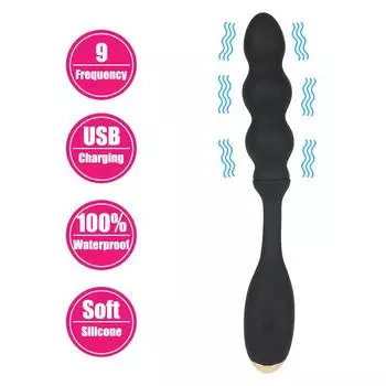 G-Spot Секс-игрушки для мужчин и женщин Массаж простаты Анальная пробка 9 режимов Анальный вибратор Стимулятор клитора Эротика