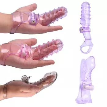 Секс игрушка, массажёр вибратор на палец 4