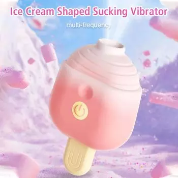 G-Spot Взрослый Вакуумный Стимулятор Массаж Сосков Милое Мороженое 10 Режимов Скорости Вагина Сосание Вибратор Товары Взрослые Сексуальные Игрушки Для Женщин Pink