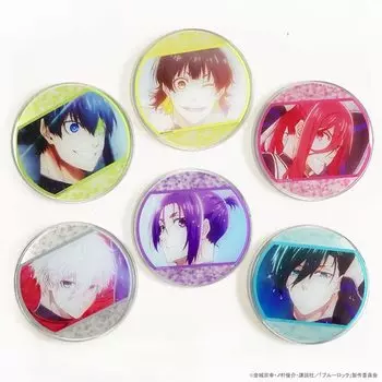 G triger TV аниме ПВХ подставка под стакан Blue Rock 6 шт.