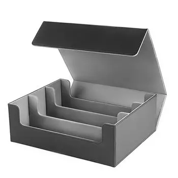 G Великолепный большой магнитный чехол для хранения карт вмещает более 1800 коллекционных карточек, искусственная кожа, магнитный жесткий чехол с верхней загрузкой, совместимый с карточной игрой TCG