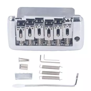 GA208 Гитарный тремоло бридж комплект металлический винтажный стиль гитарный бридж замена для ST