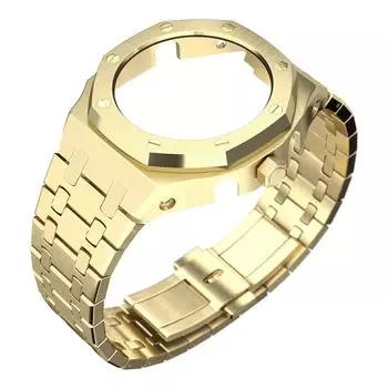 GA2100 5-го поколения безель часов ремешок замена часов совместимый с Casio AP стиль аксессуары для часов G-Shock GA-2100/GA-2110 (Золото)